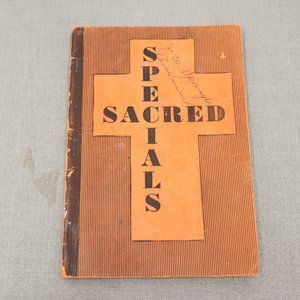Vintage 1950s Sacred Specials Gospel Song Book by Jack Osborn Paperback
